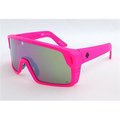 Spy Optic Spy Optic SPY-670000000151 Monolith Matte Neon Pink & Happy Bronze Light Green Sunglasses Spectra Mirror SPY-670000000151